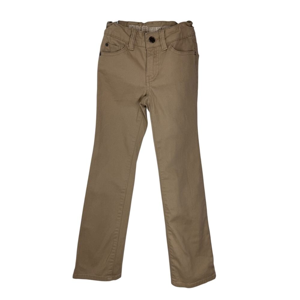 ROUTE 66 Khaki Skinny Boot Jeans SZ 7S Kids